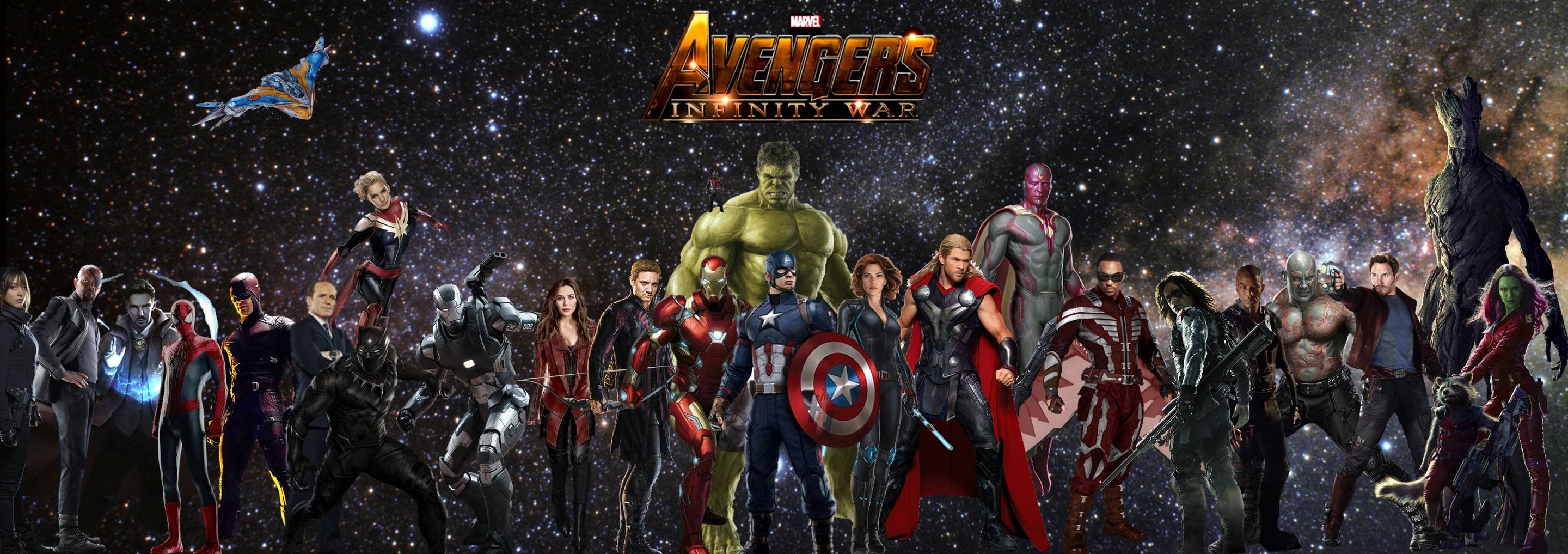 Avengers Infinity War Marvel Superhero Action Fighting