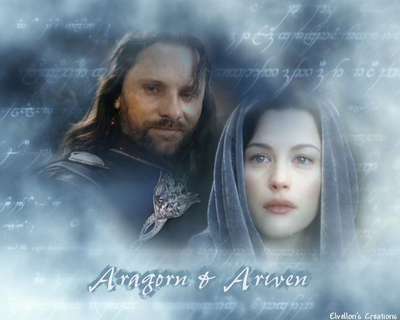Lord Of The Rings Wallpaper Aragorn And Arwen