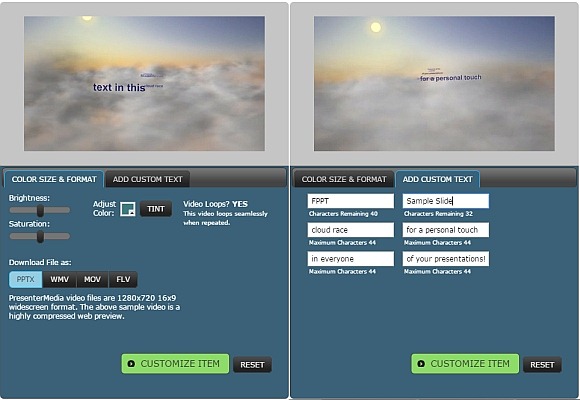 Animated Clouds Video Background Templates For Powerpoint