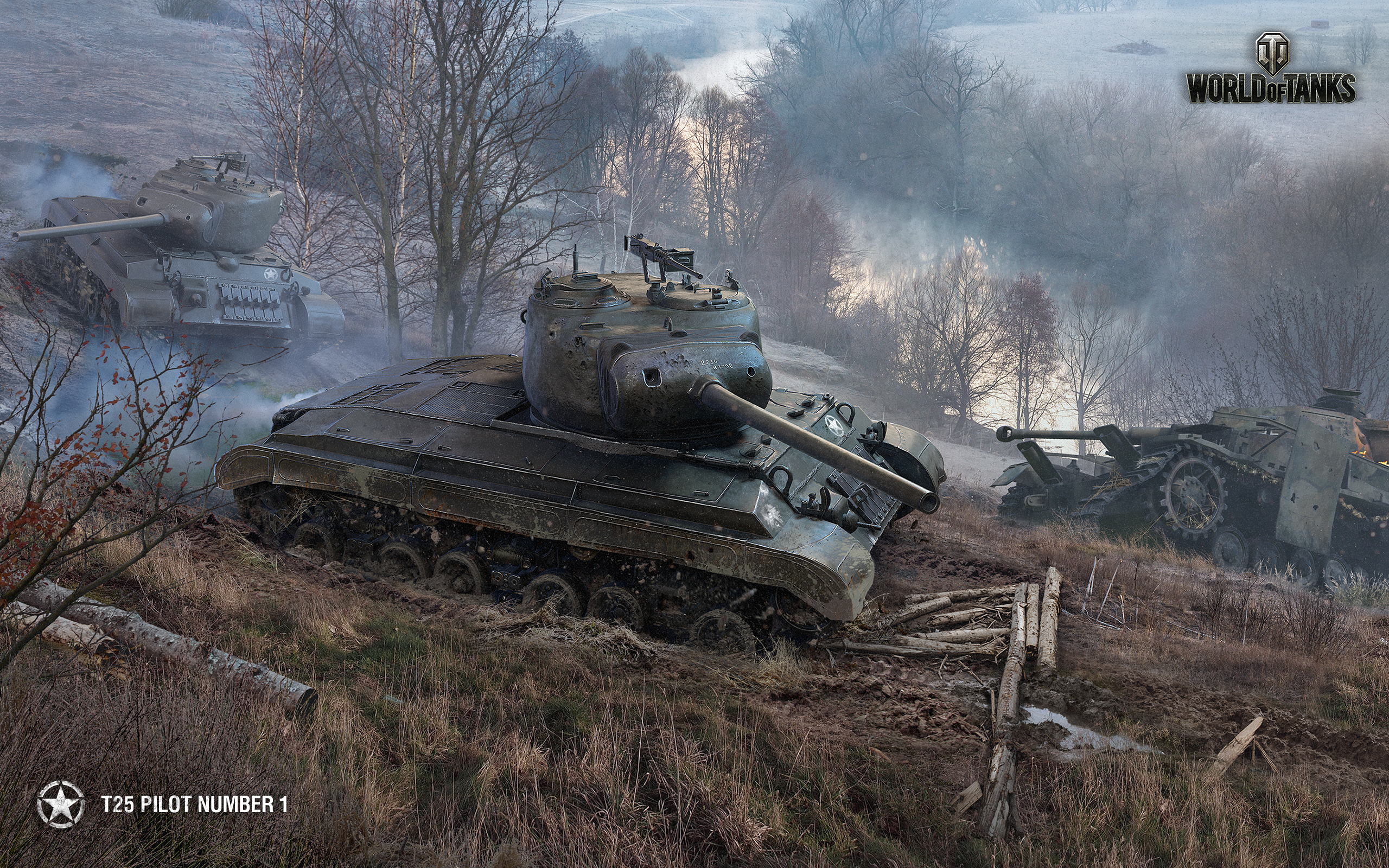 Image Wot Tanks American T25 Pilot Number Games Mud
