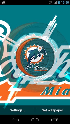 Bigger Miami Dolphins Live Wallpaper For Android Screenshot