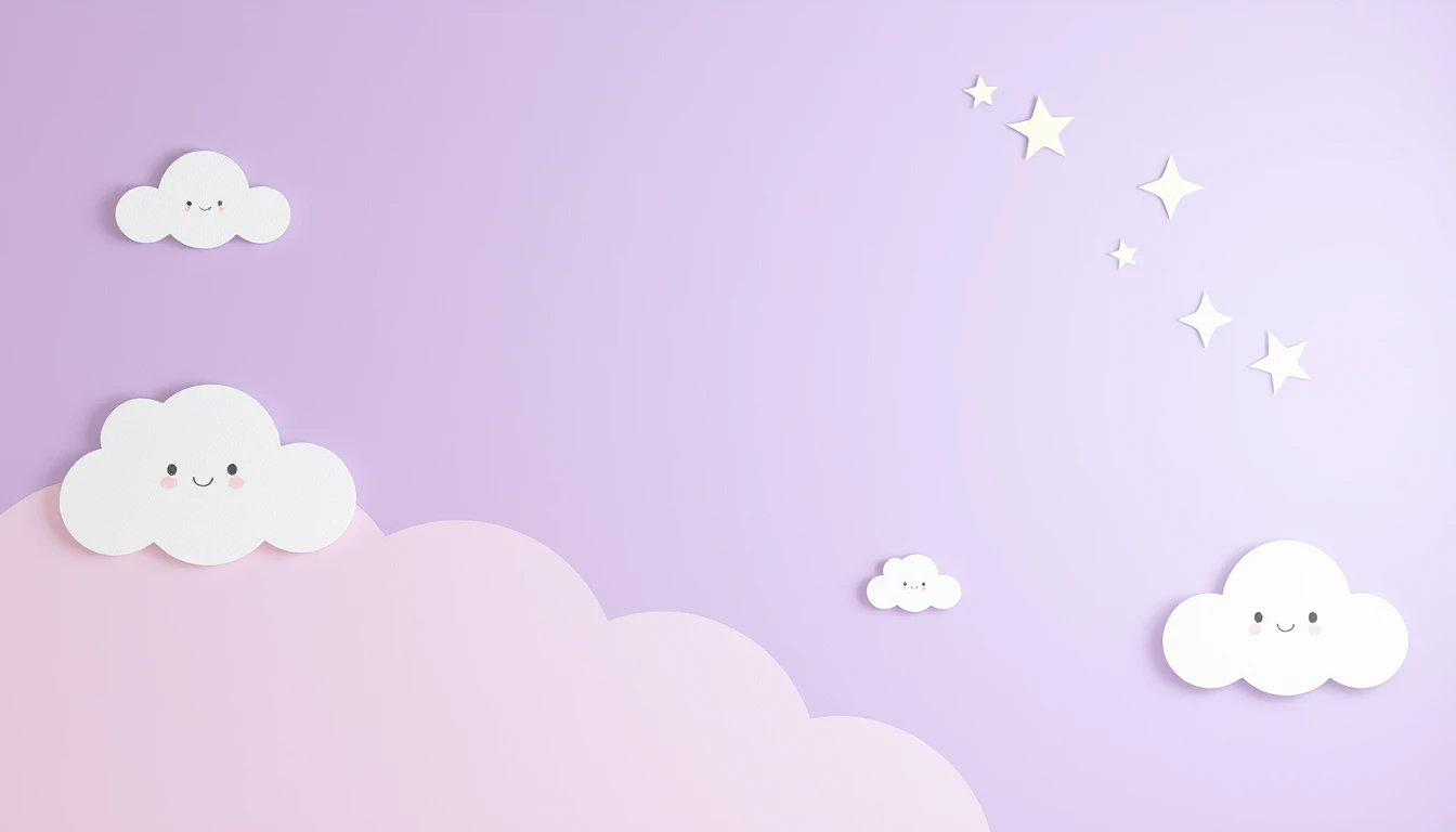 Cute Simple Purple Wallpaper