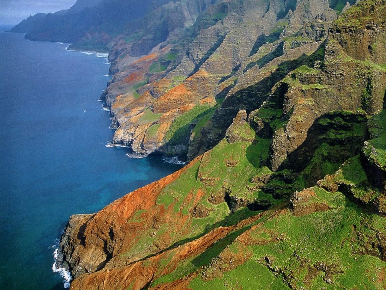 Hawaii Kauai Island Napali Coast Nature Puter Desktop