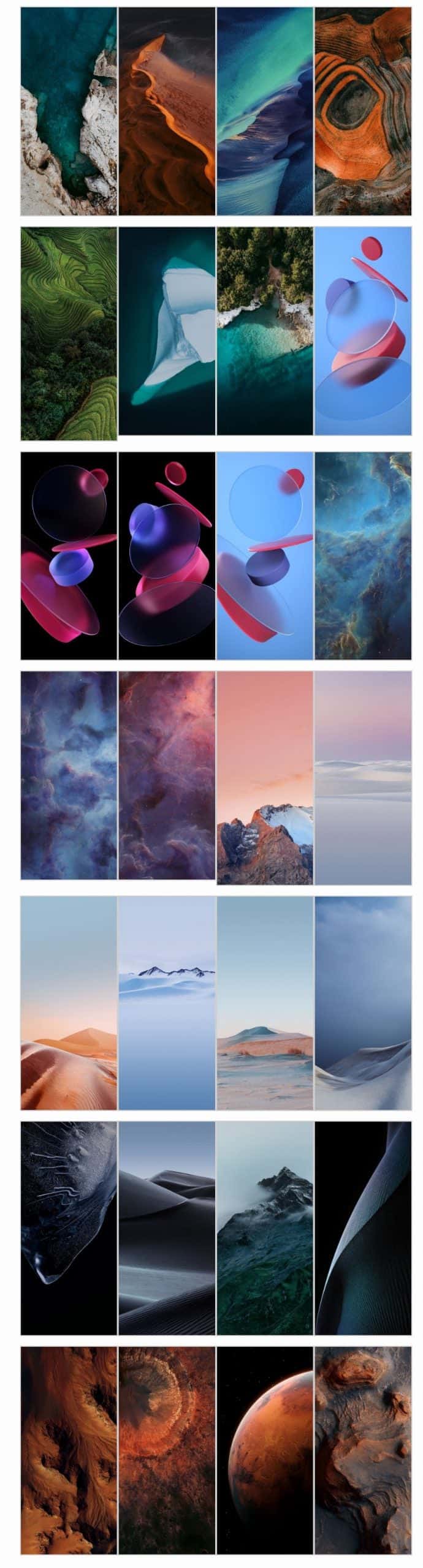 MIUI 12 download the new wallpapers in full resolution   Gizchinacom 690x2560