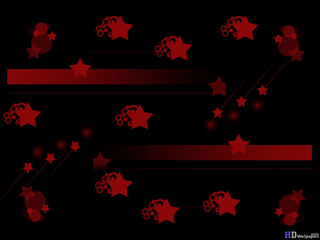 Red Black Star Background Wallpaper HD