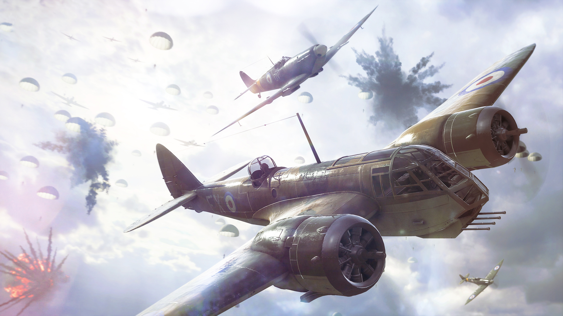Battlefield V Aerial Assault HD Wallpaper