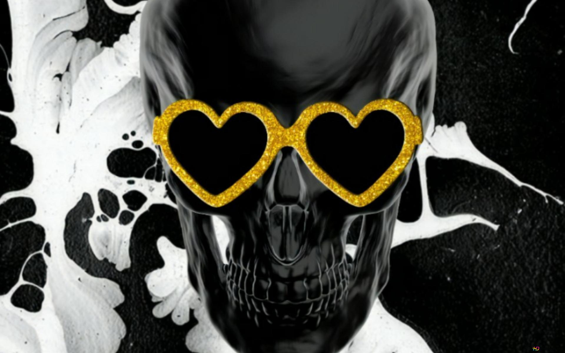 Black Skull 2k Wallpaper