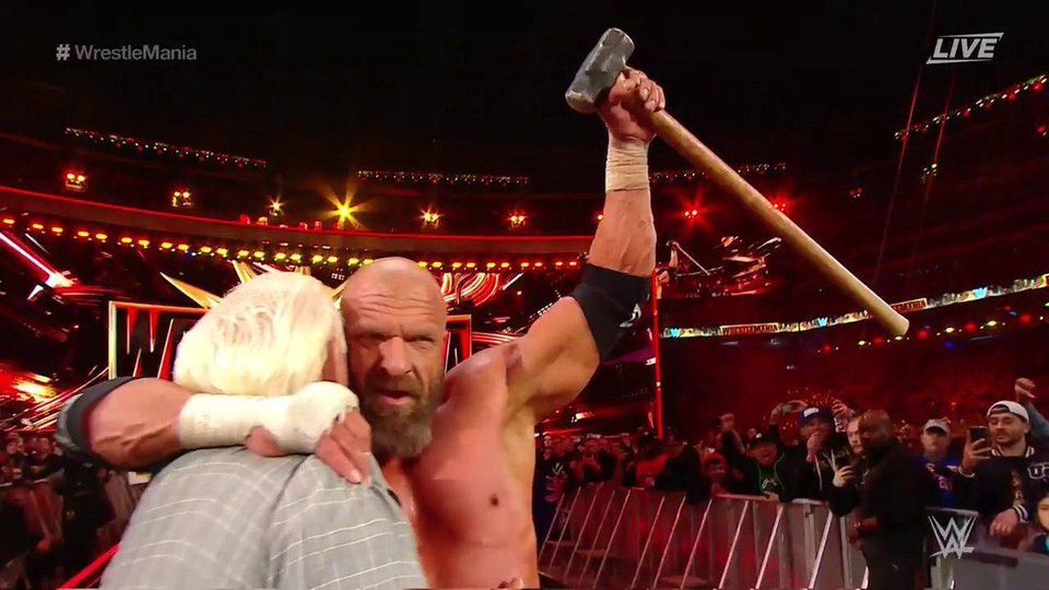 Wwe Wrestlemania Results Triple H Vs Batista Flop Highlights
