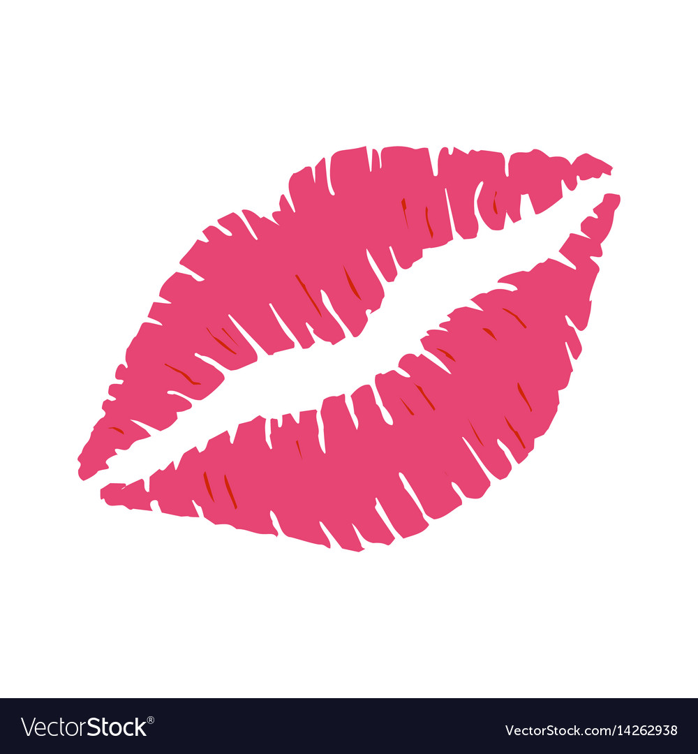Pink Lipstick Kiss Vector  Photo Free Trial  Bigstock