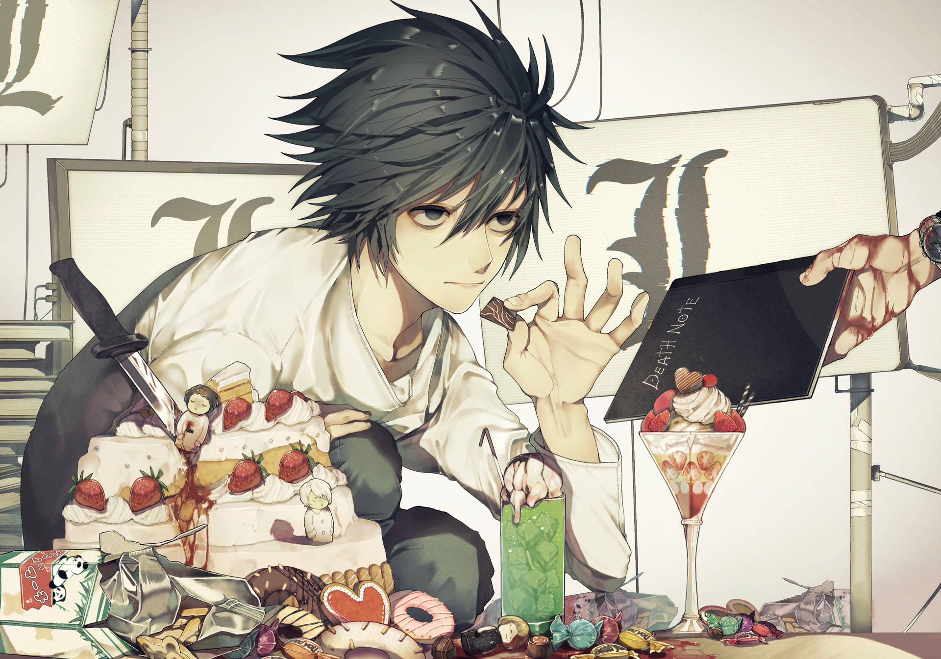Death Note L Wallpaper