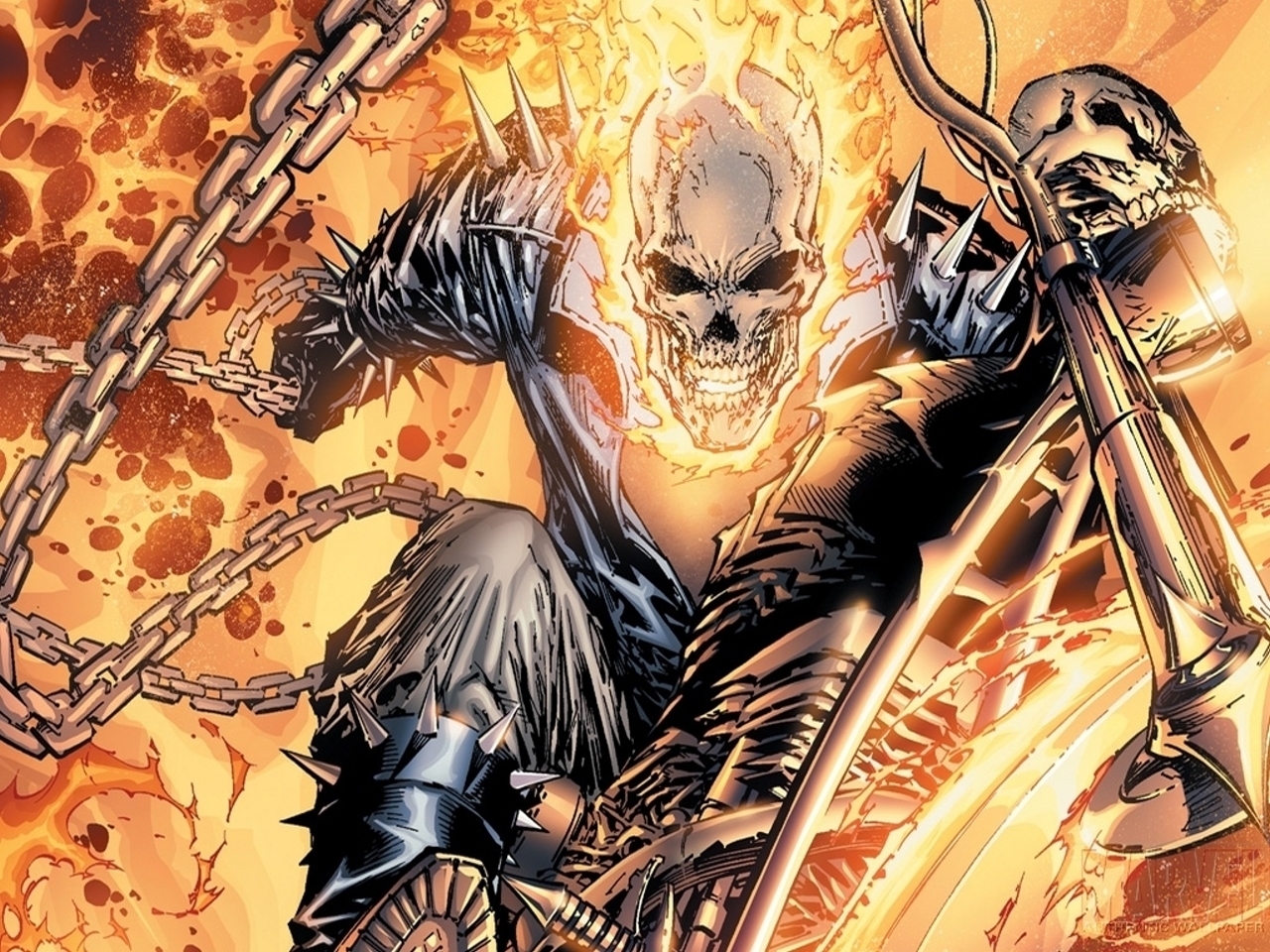 Marvel Ics Image Ghostrider HD Wallpaper And