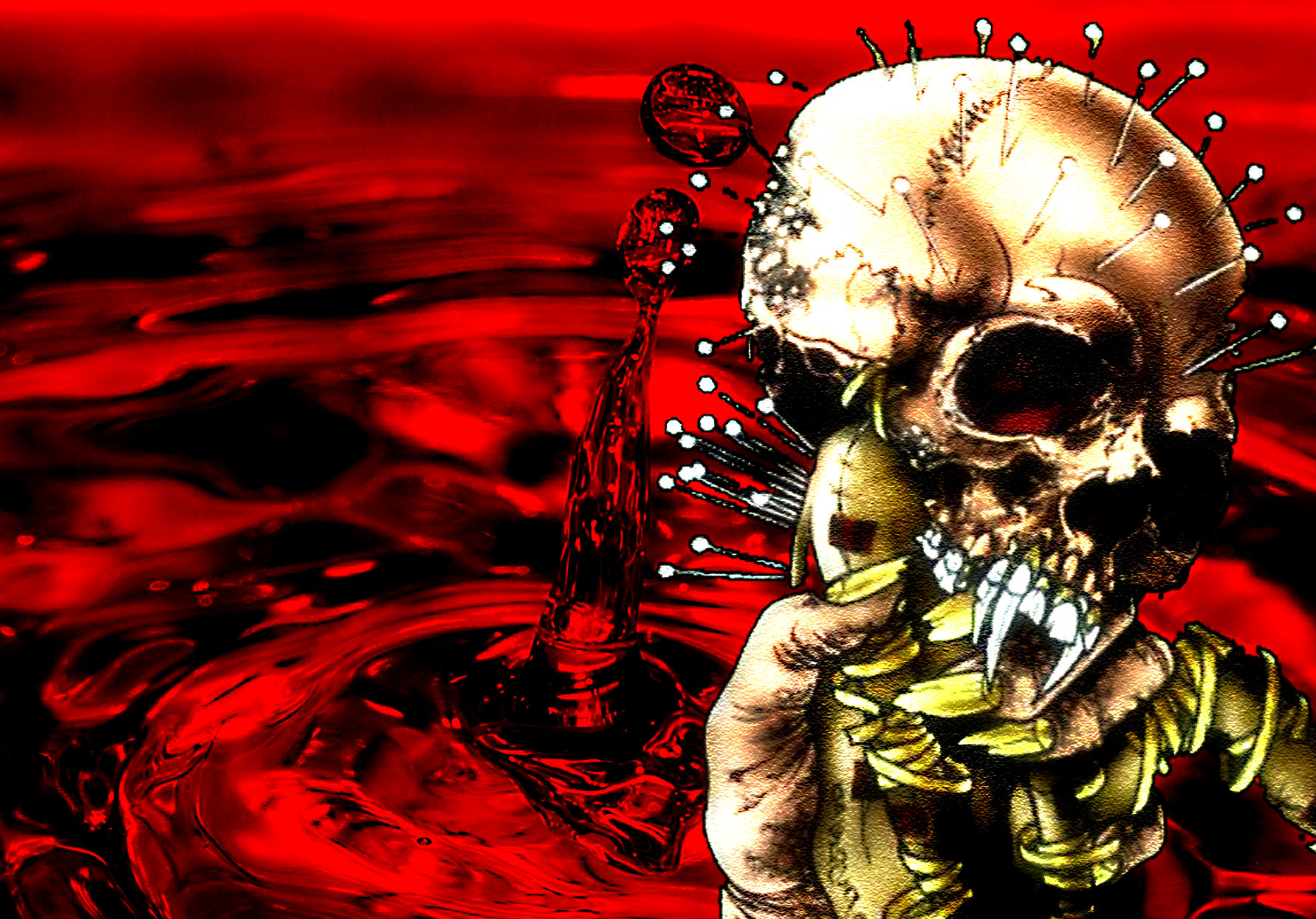 Metal Heavy Album Cover Art Dark Skulls 5o Wallpaper Background