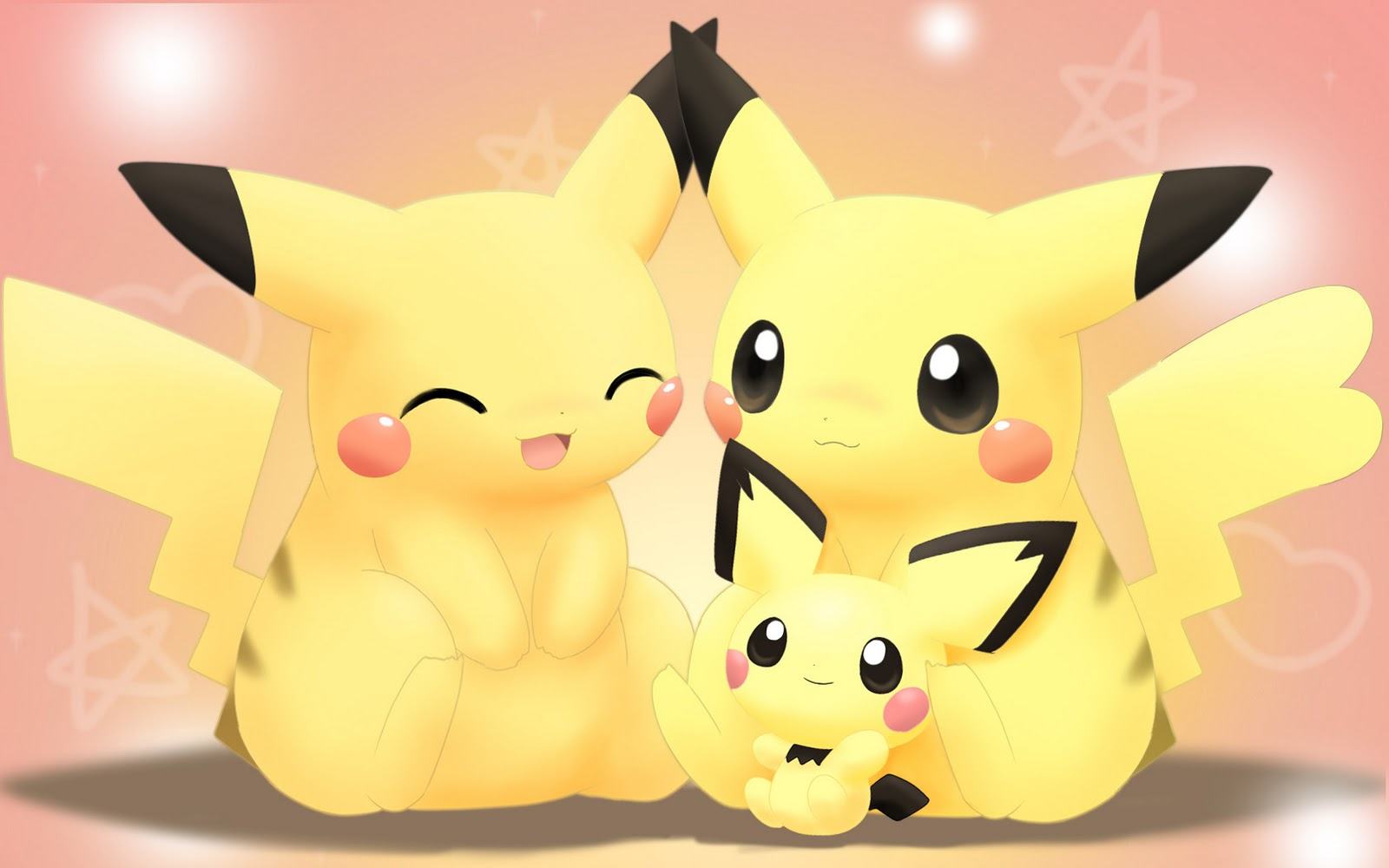 Pokemon Wallpaper Pikachu Family Cute HD Background
