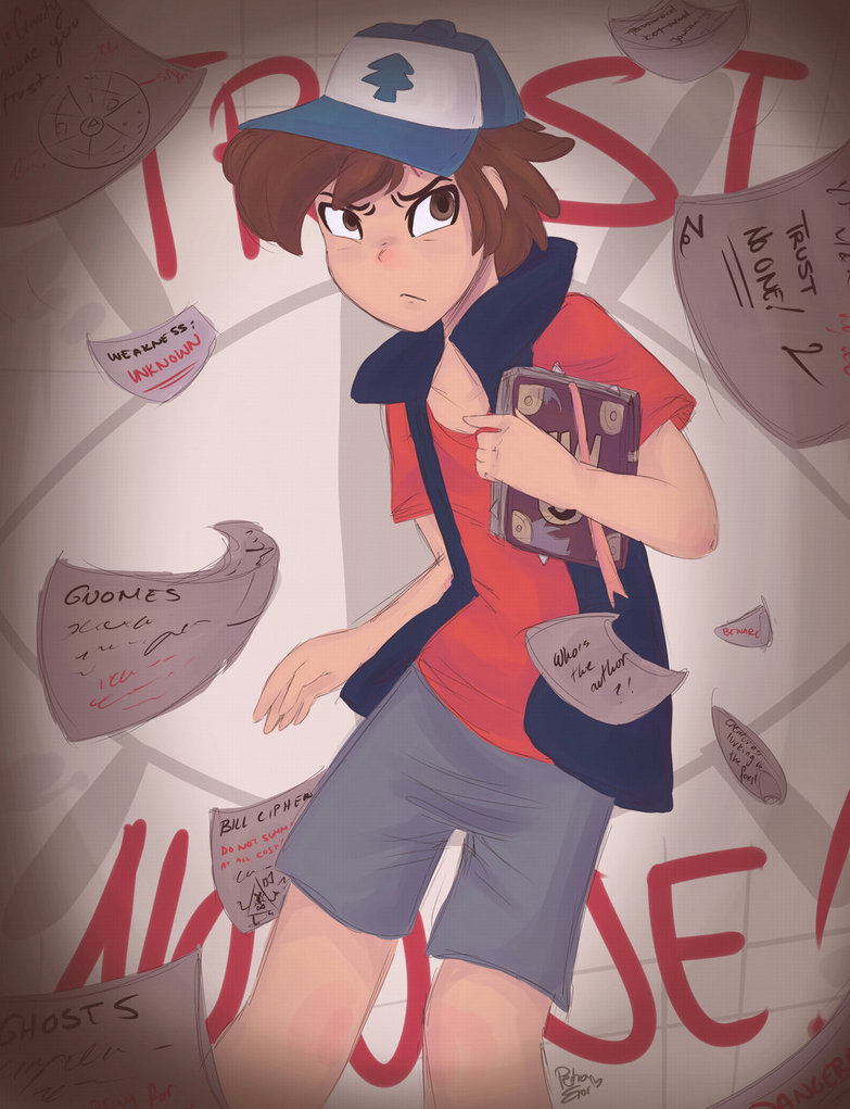 Dipper Pines By Drawing Heart