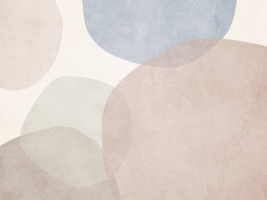 B422 Contemporary Flat Modern Illustration With Geometric Wallpaper