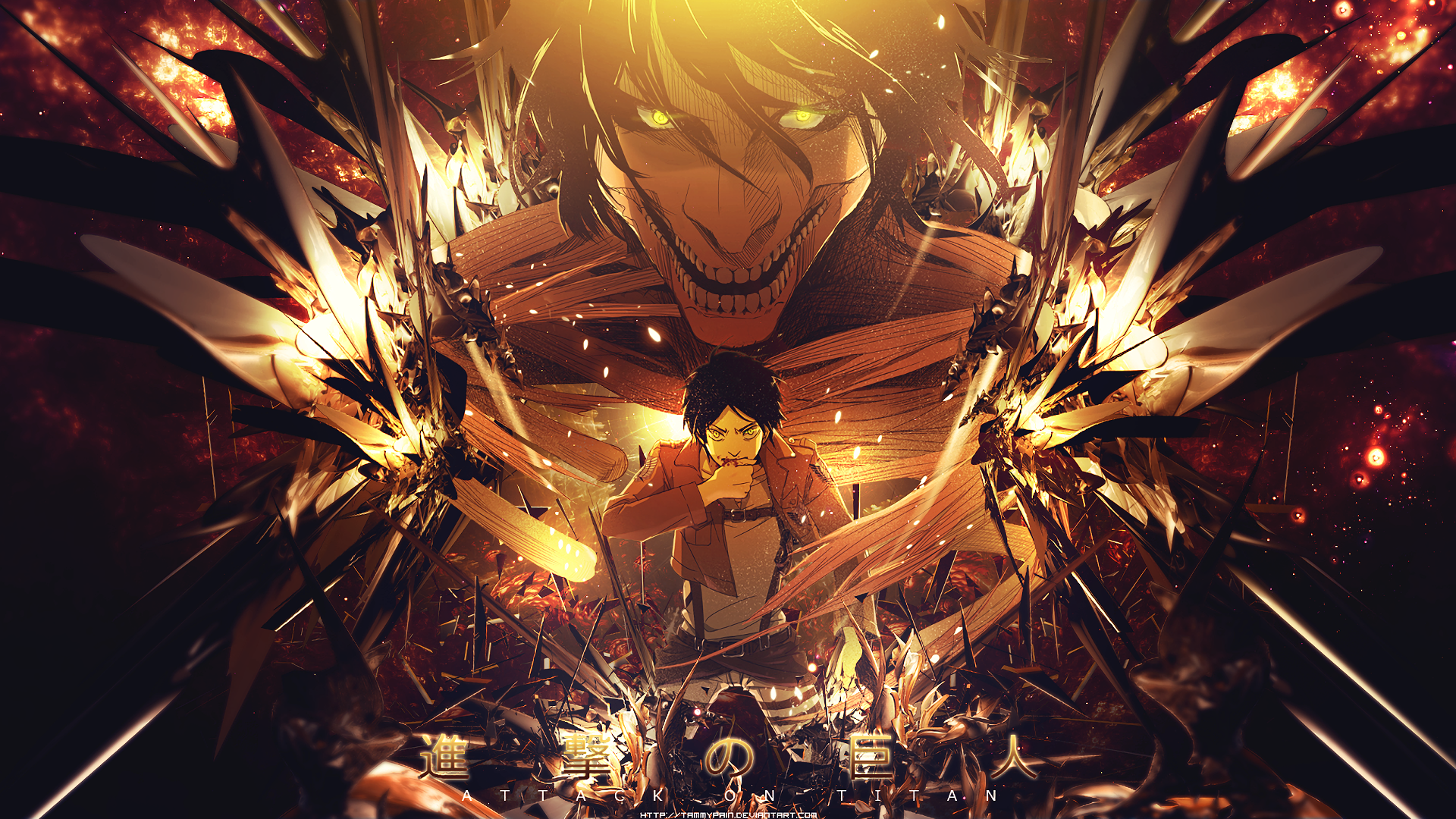 Eren Yeager Anime Attack On Titan HD Wallpaper