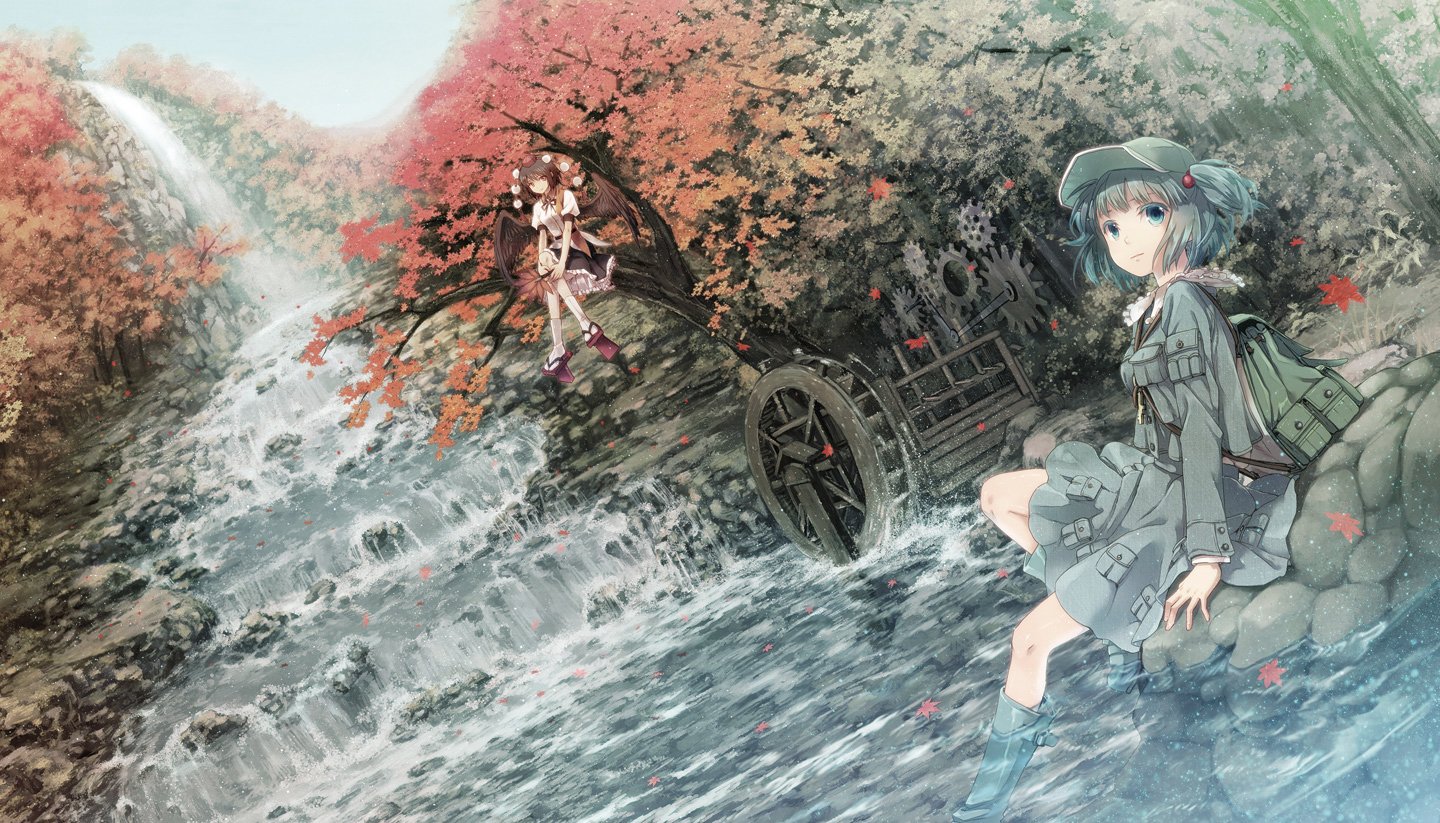 Kawashiro Nitori Miyuki Ruria Shameimaru Aya Wallpaper And