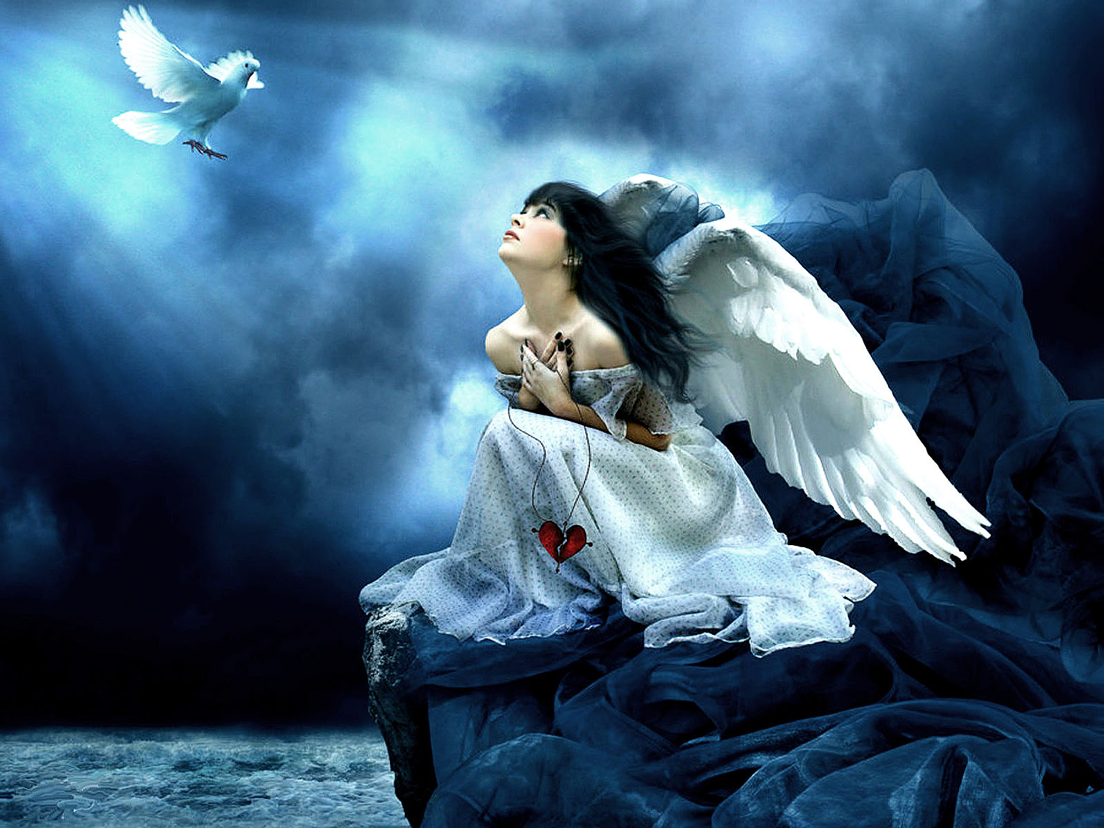 Best desktop pictures angel wallpapers hd angel wallpaper image 35jpg 1600x1200
