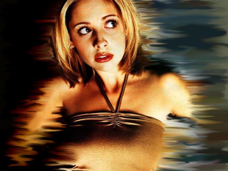 Sarah Michelle Gellar Buffy Star Posing In See Through Pics Hot
