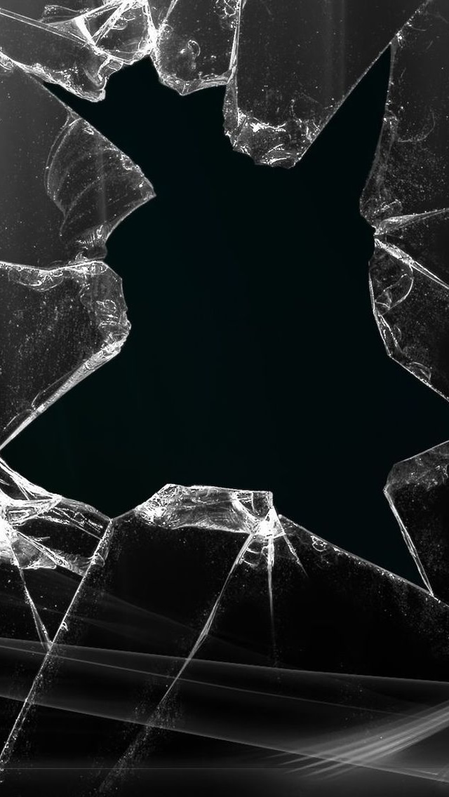 Broken Glass iPhone 5s Wallpaper iPad