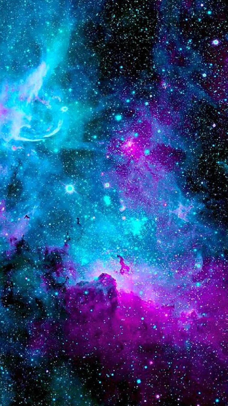Purple Galaxy iPhone Wallpaper On
