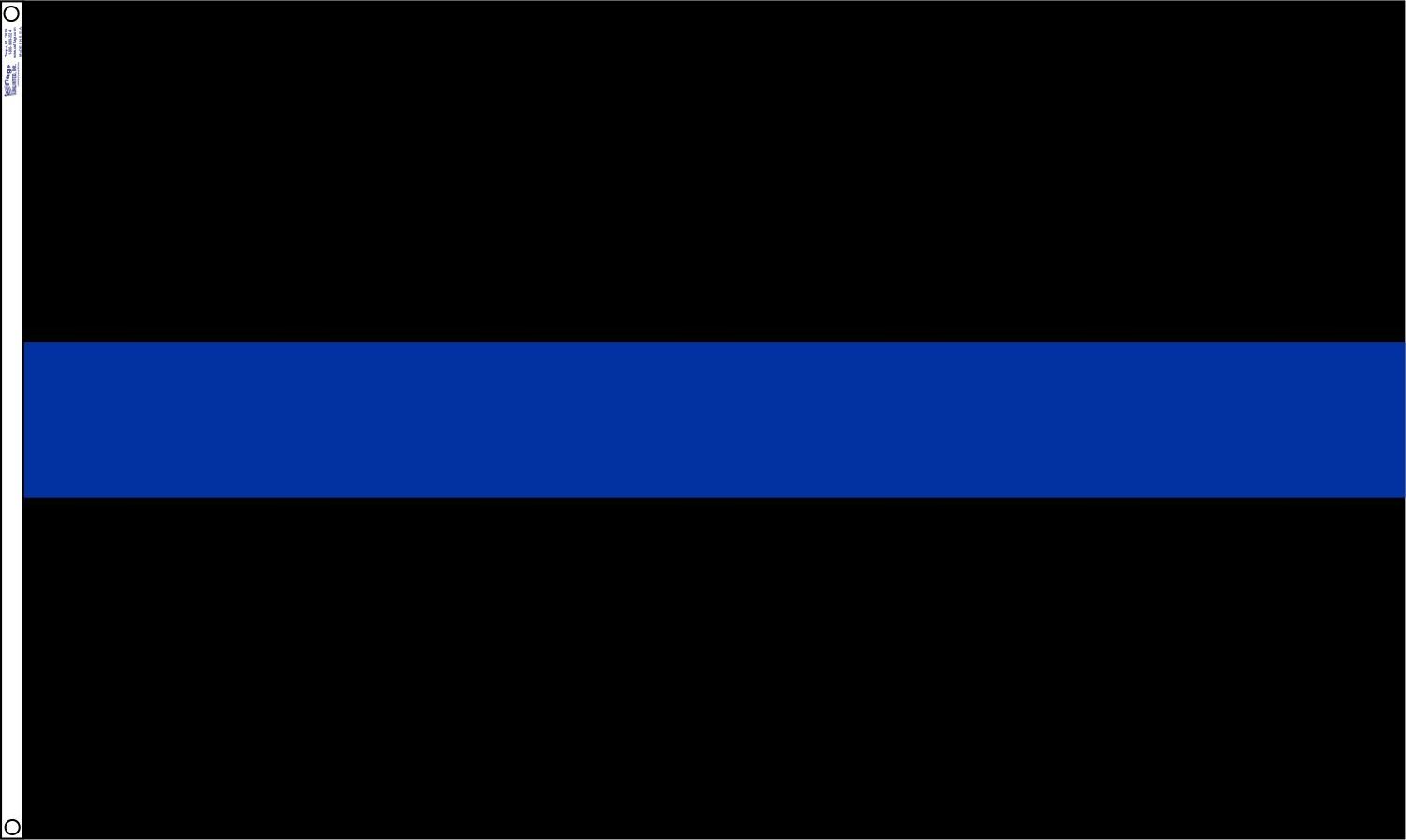 Thin Blue Line iPhone Wallpaper Flag 3ft X 5ft