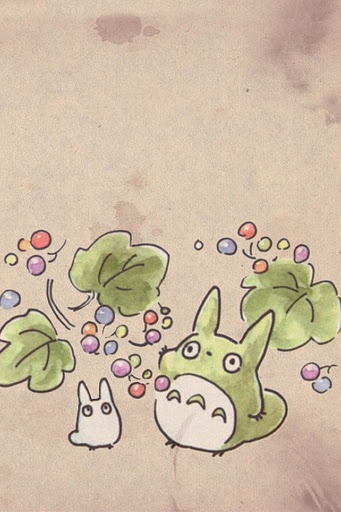 Cute Totoro Phone Wallpaper Anime And Stuff B