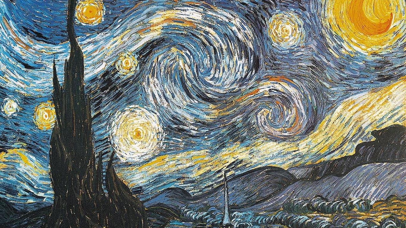 Van Gogh Starry Night Art HD Wallpaper Hq