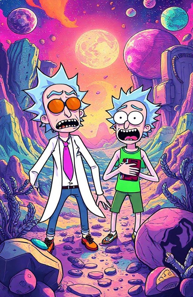 Supreme Rick And Morty Wallpaper