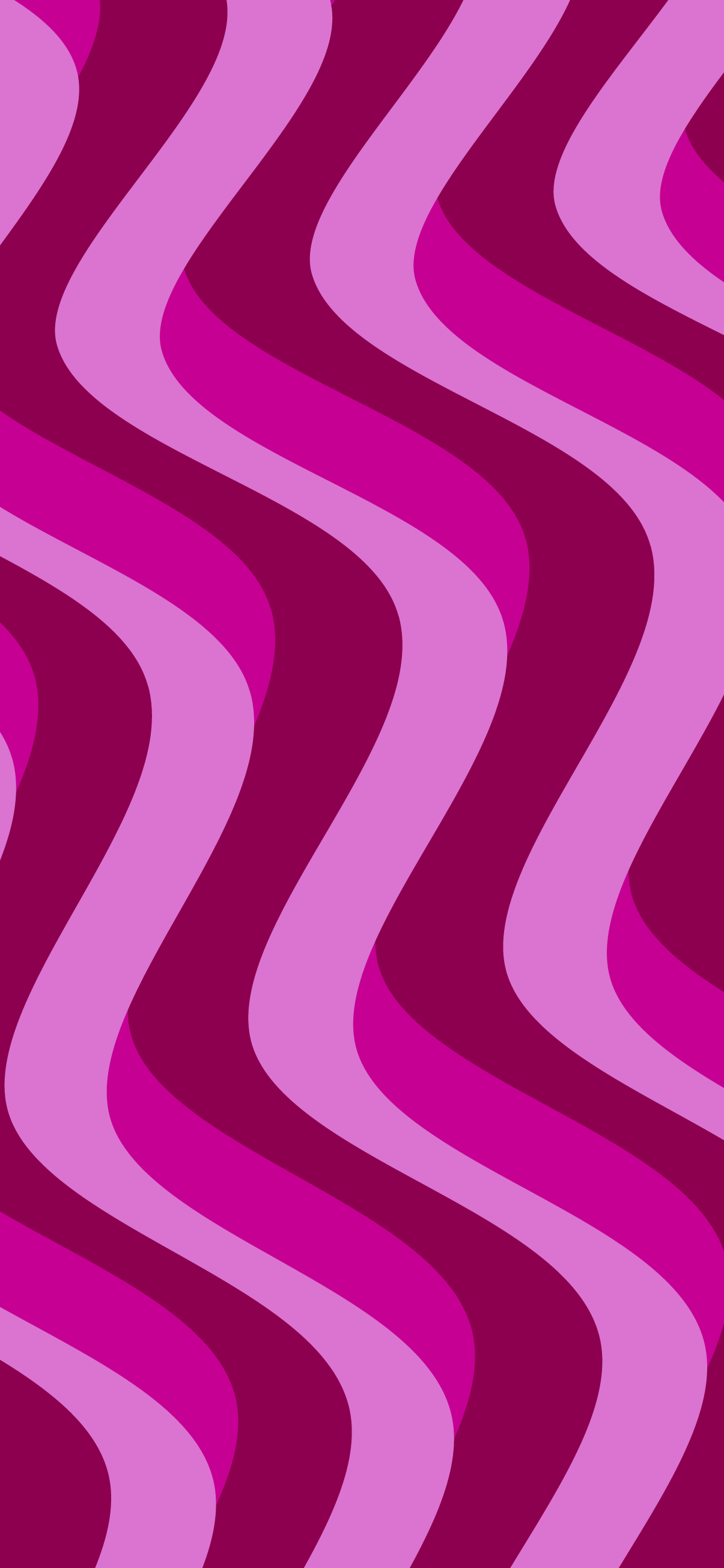 A simple aesthetic wallpaper with vertical wavy lines in shades of pink and purple