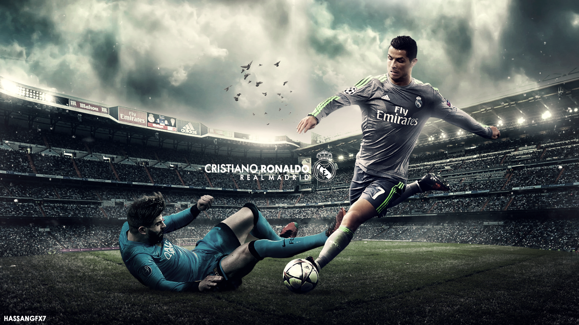 Cristiano Ronaldo Wallpaper By Hassangfx7 On