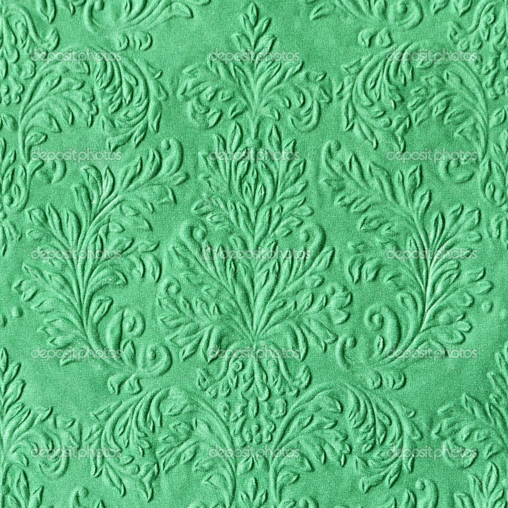 Green Victorian Background Stock