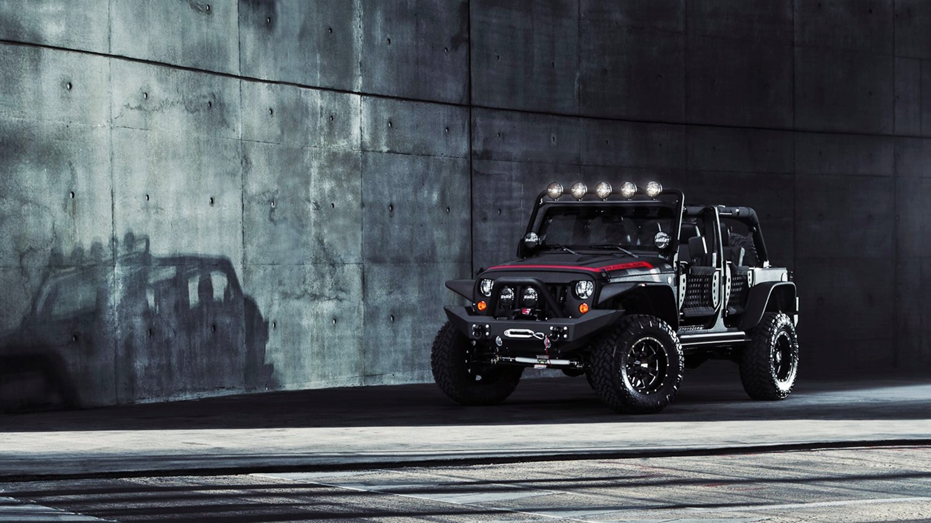 Muscle Jeep Exclusive HD Wallpaper