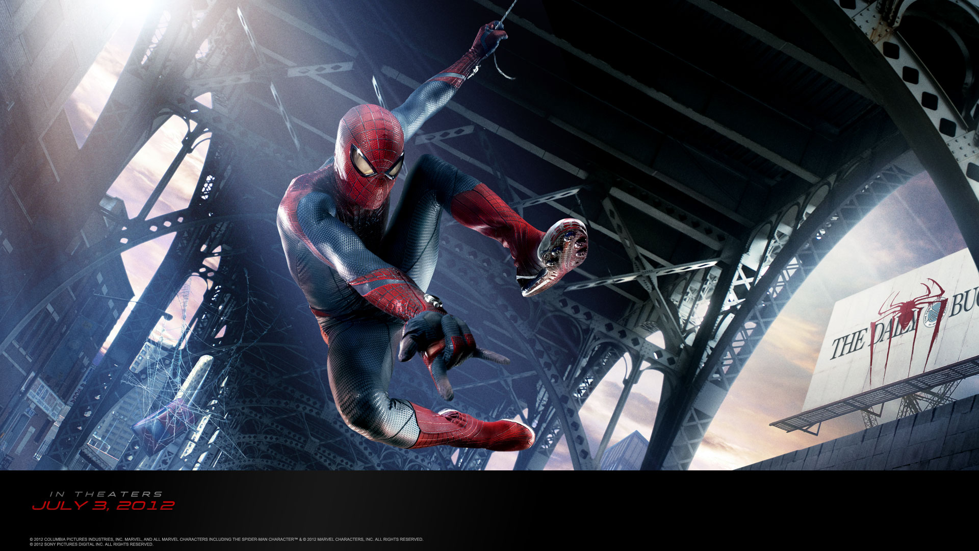 Amazing Spider Man Bridge Swing Wallpaper The