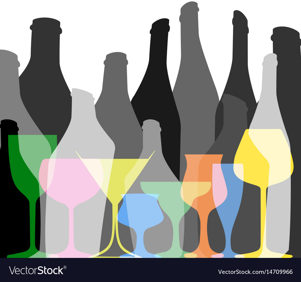 Alcohol Background Royalty Vector Image Vectorstock