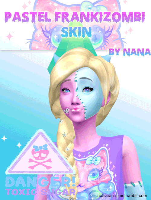 My Sims Pastel Zombie Skin For Females By Nana