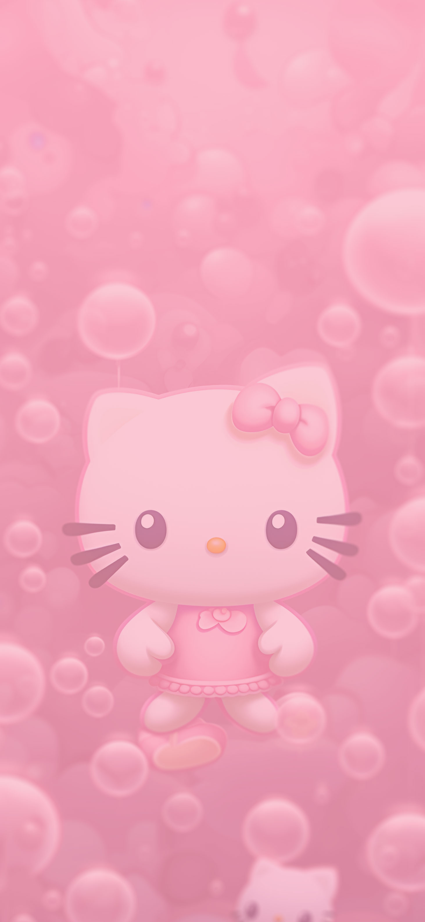 Hello Kitty Bubble Pink Wallpaper iPhone
