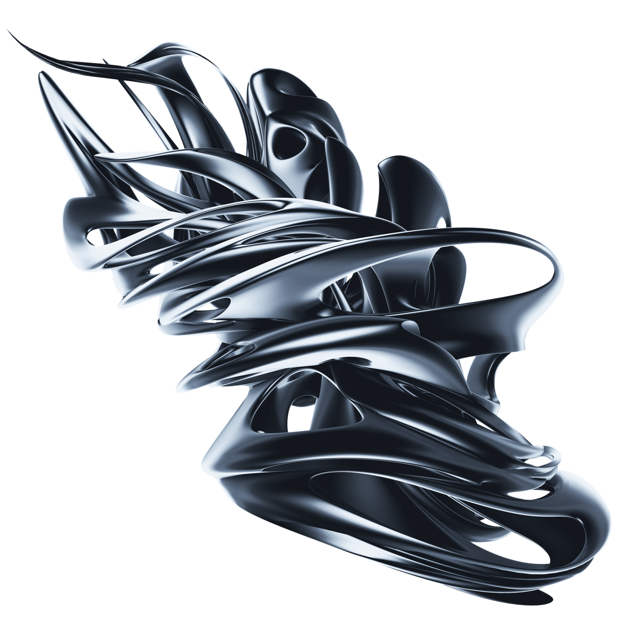 Skew Warped 3d Shapes In Abstract Stock Art By Chroma