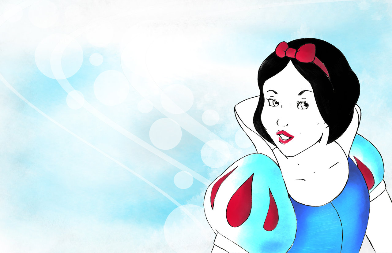 Snow White Background By Earakai
