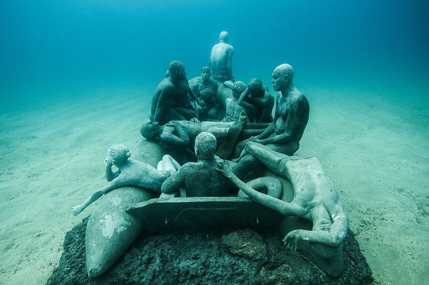 Breathtaking Underwater Museum Turns Ocean Floor Into Art