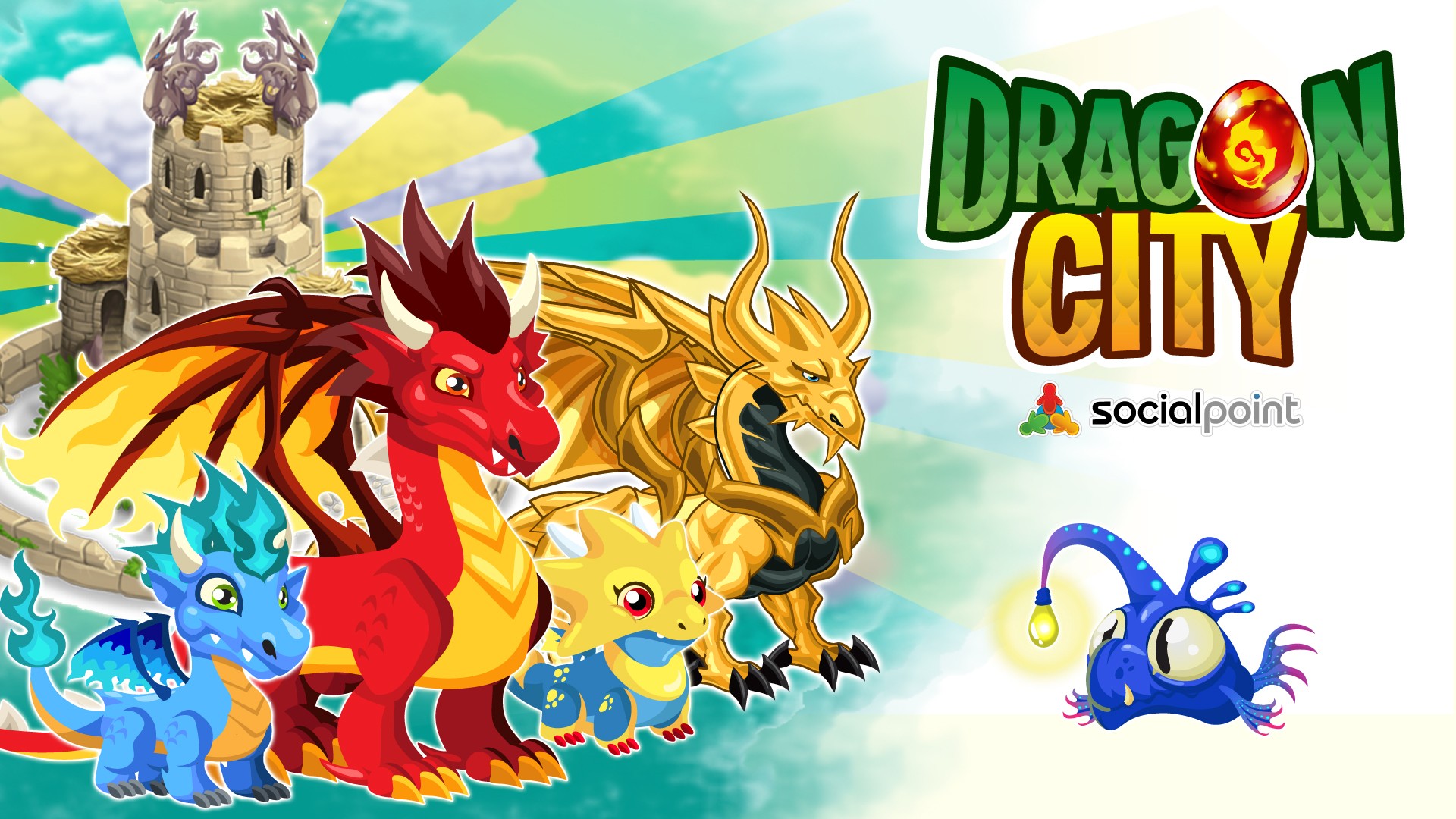Dragon City Dragones HD Wallpaper Myhacks4you