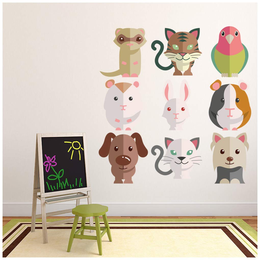 Amazon House Pets Group Digital Wall Sticker Available In