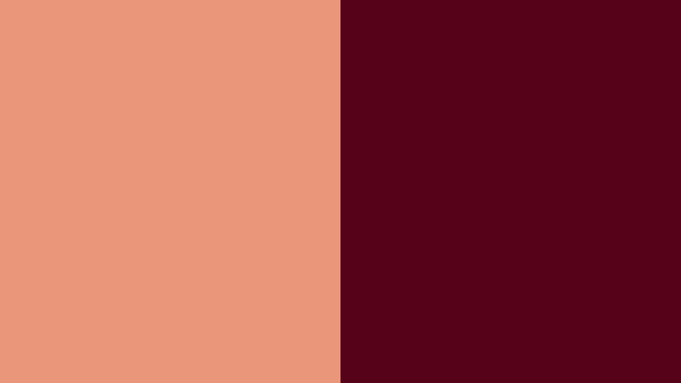 Resolution Dark Salmon And Scarlet Solid Two Color