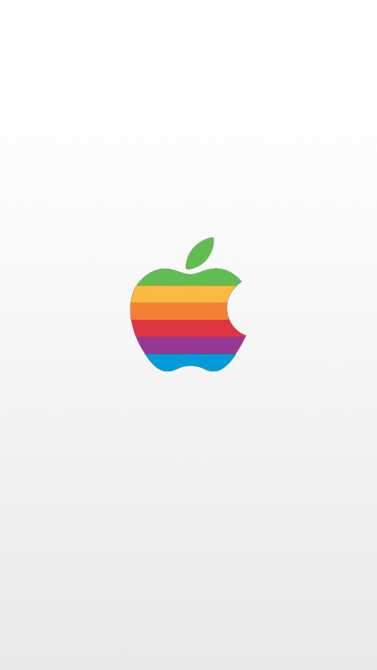 Old school Apples logo wallpaper for iphone Apple logo
