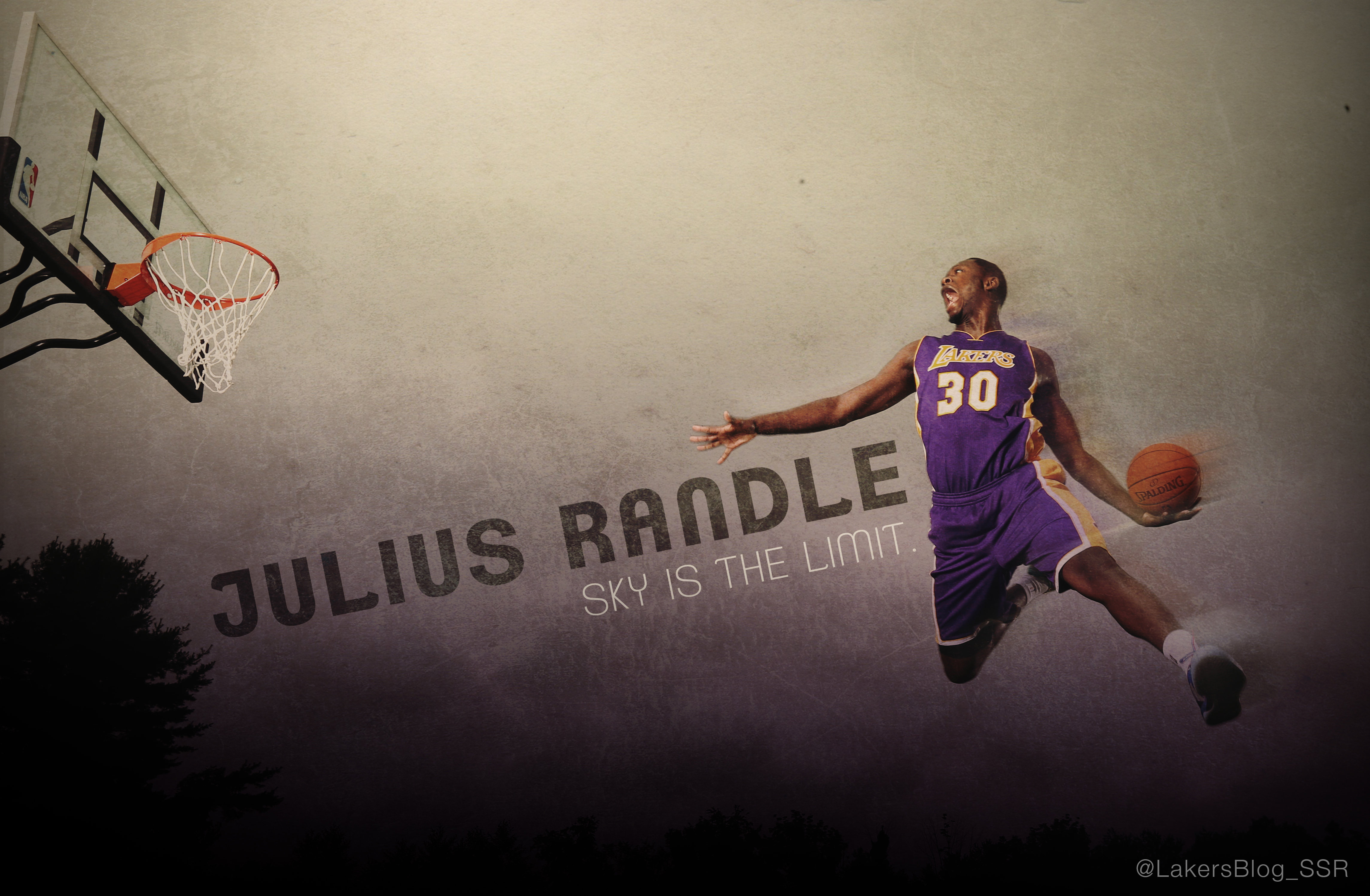 Julius Randle Sky Is The Limit Graphic Design Silver Screen