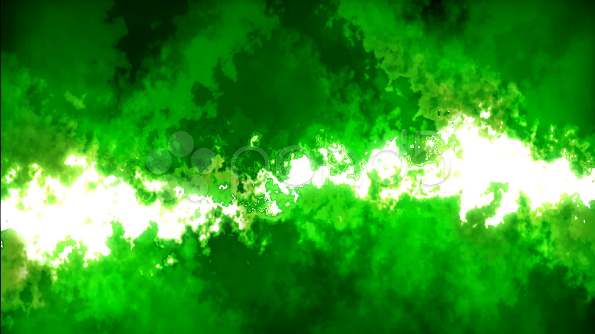 Abstract Green Smoke And Fire Background Loop Stock Video 22418914 1920x1080