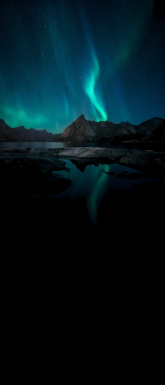 Aurora Borealis Wallpaper iPhone Android Background Followme