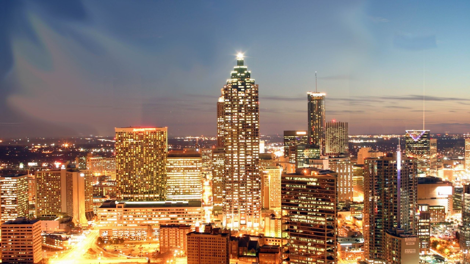 Atlanta Skyline HD Wallpaper