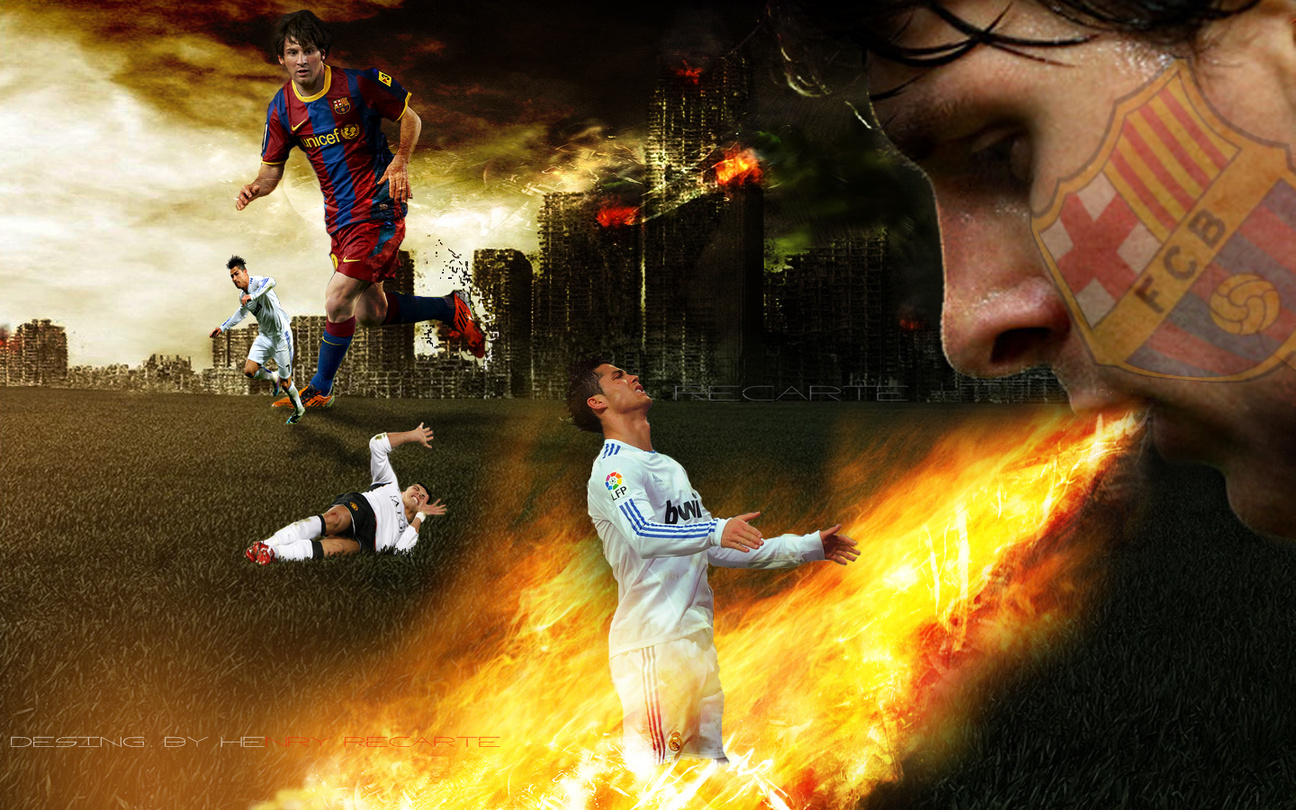 Messi Vs Ronaldo Wallpaper