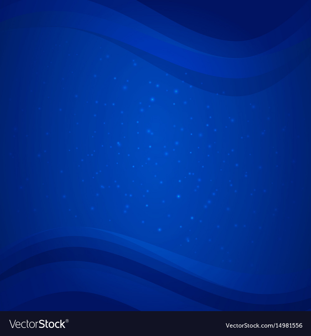 Blue Deep Sea Background With Water Waves Vector Image